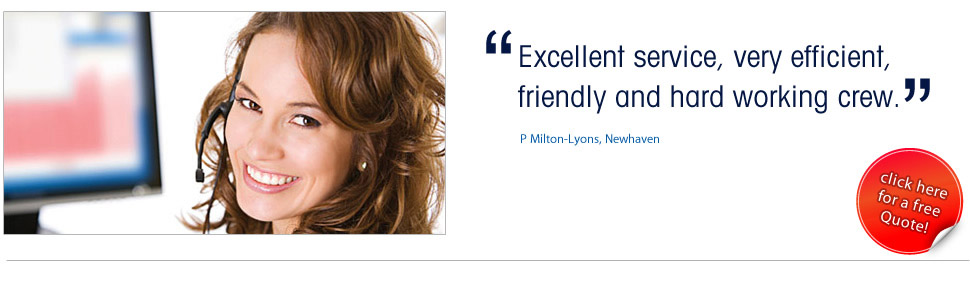 Excellent service, very efficient,
friendly and hard working crew.