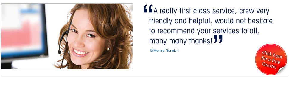 A really first class service, crew very friendly and helpful, would not hesitate to recommend your removal services to all, many many thanks!