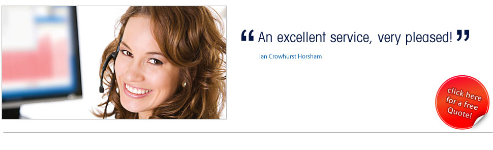 An excellent service, very pleased!